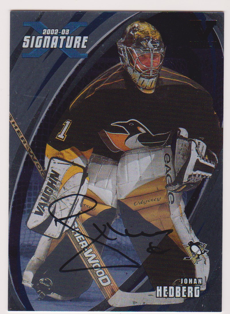 (image for) 2002-03 BAP Signature Series Autographs #22 Johan Hedberg